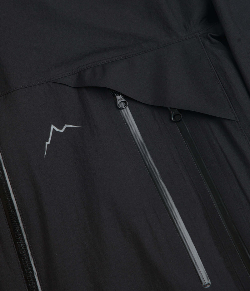 Cayl Light 3L Double Zip Jacket in Black