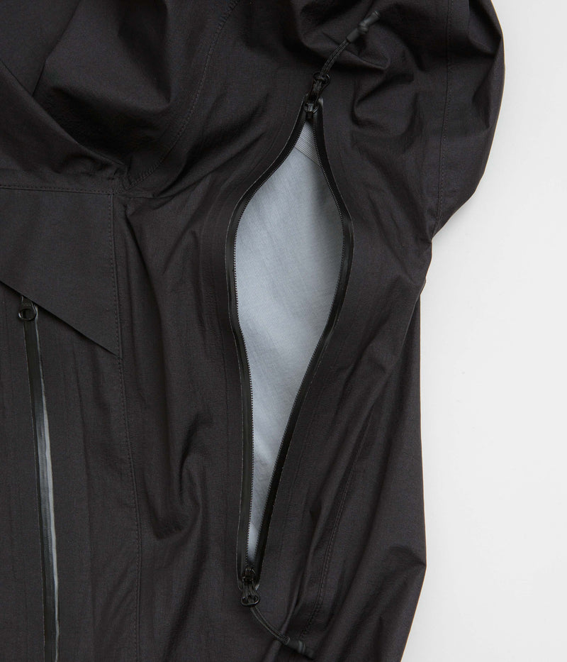 Cayl Light 3L Double Zip Jacket in Black