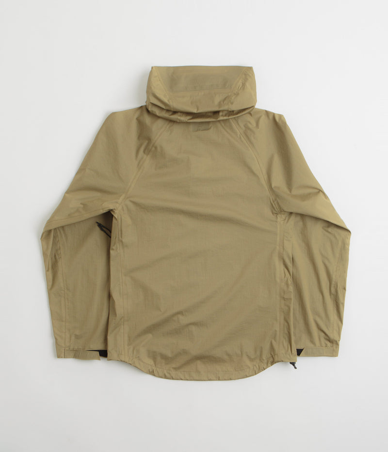 Cayl Light 3L Double Zip Jacket in Sand Brown
