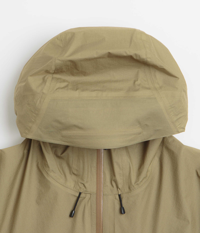 Cayl Light 3L Double Zip Jacket in Sand Brown