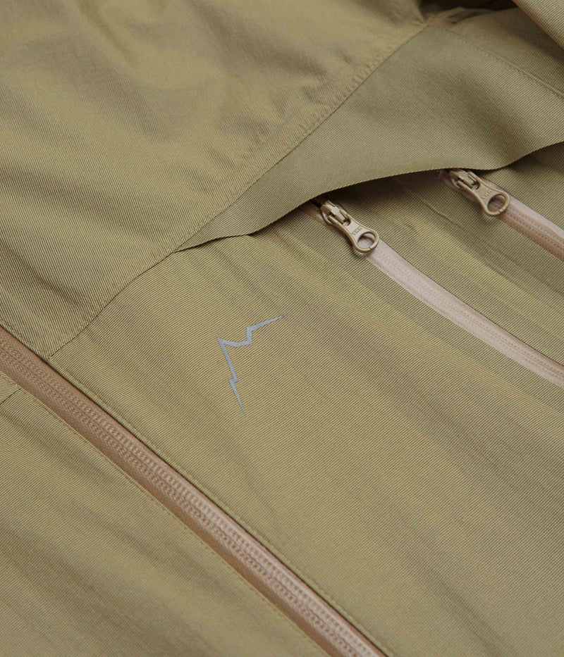 Cayl Light 3L Double Zip Jacket in Sand Brown