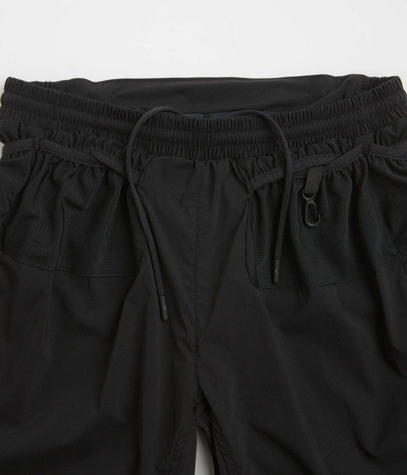 Cayl Nylon Trail Shorts in Black