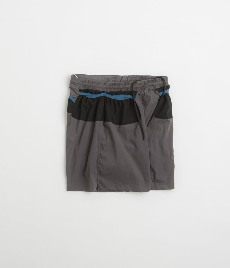 Cayl Nylon Trail Shorts in Grey