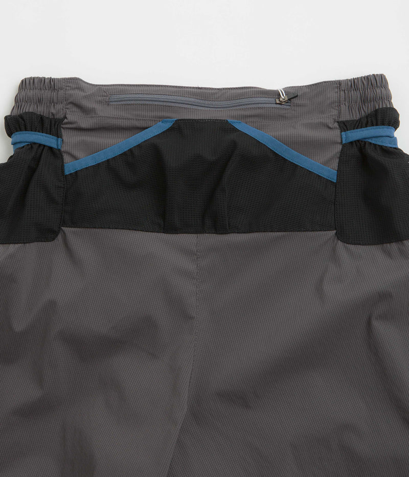 Cayl Nylon Trail Shorts in Grey