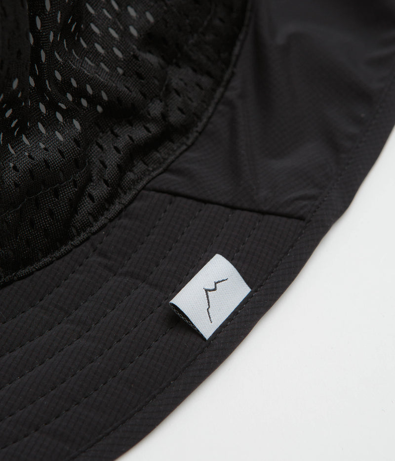 Cayl Stretch Nylon Explorer Hat in Black
