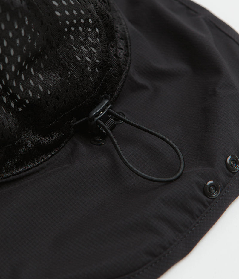 Cayl Stretch Nylon Explorer Hat in Black
