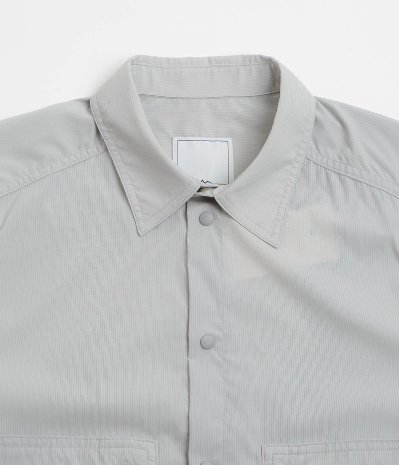 Cayl Stretch Nylon Hiker Shirt in Light Grey