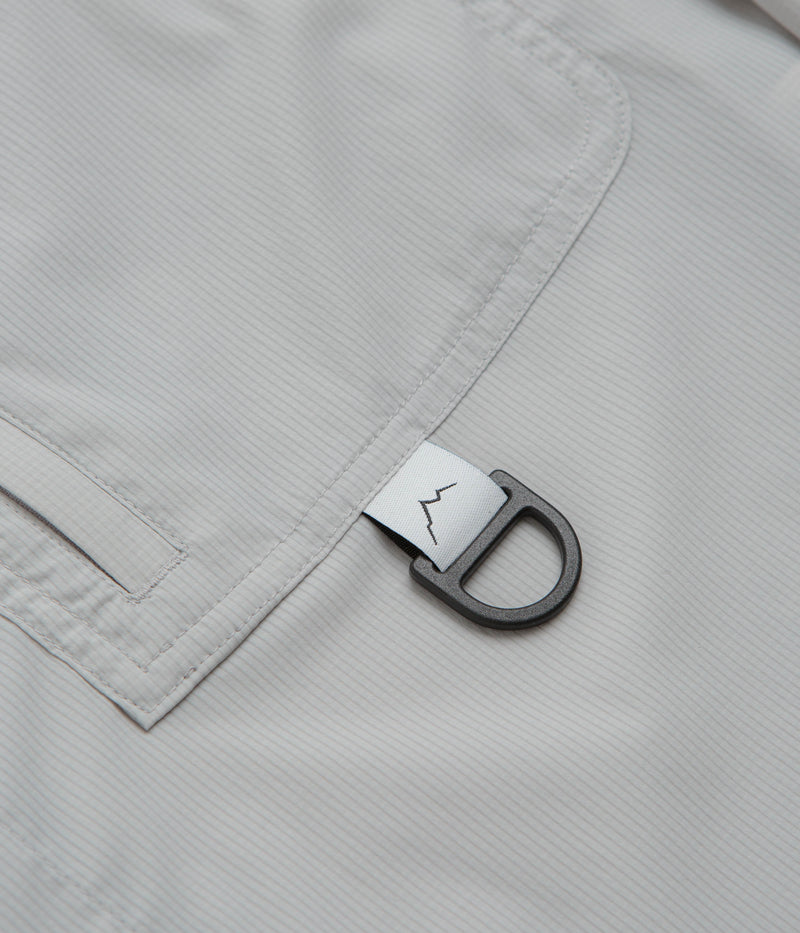 Cayl Stretch Nylon Hiker Shirt in Light Grey