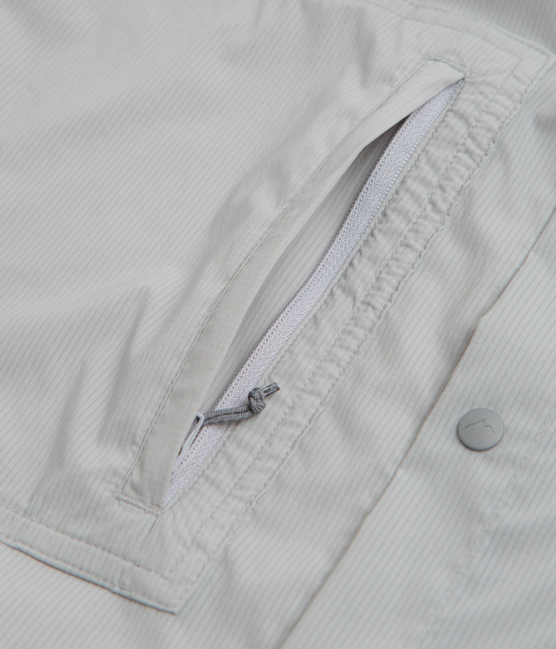 Cayl Stretch Nylon Hiker Shirt in Light Grey