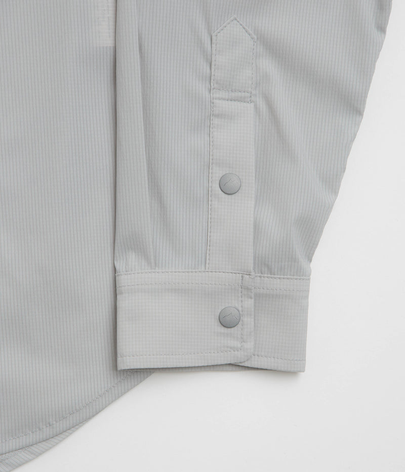 Cayl Stretch Nylon Hiker Shirt in Light Grey