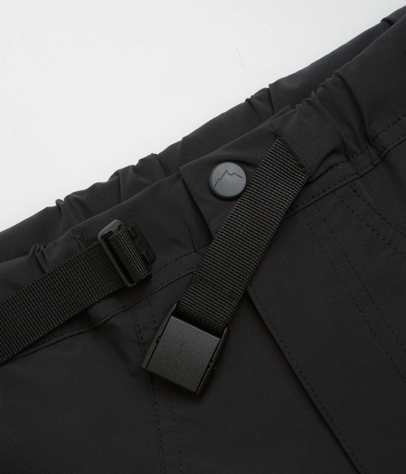 Cayl Stretch Shell Shorts in Black