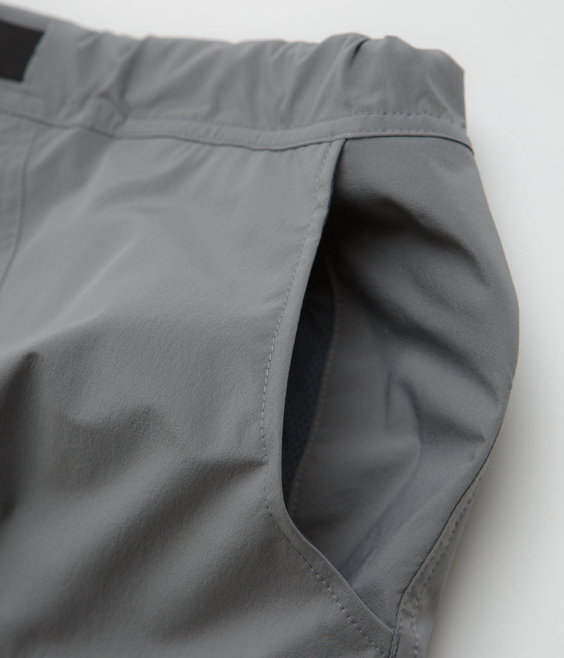 Cayl Stretch Shell Shorts in Grey