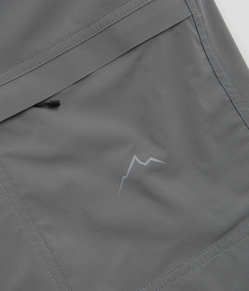 Cayl Stretch Shell Shorts in Grey