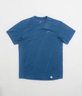 Cayl Stripe Logo T-Shirt in Blue