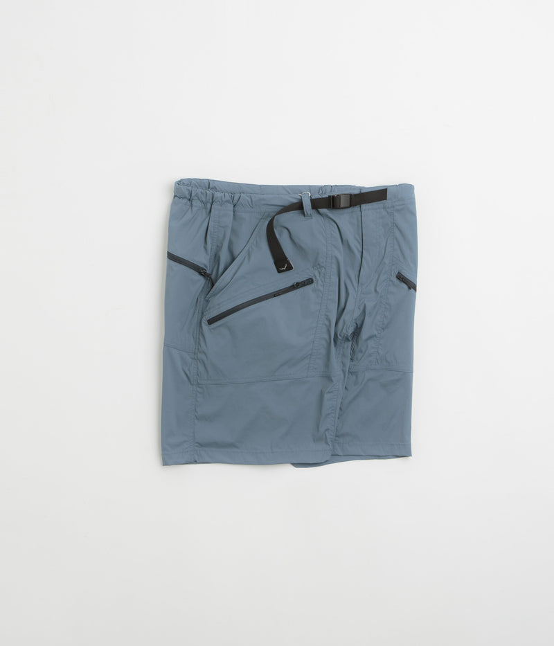 Cayl Zip Pocket Shorts in Light Blue
