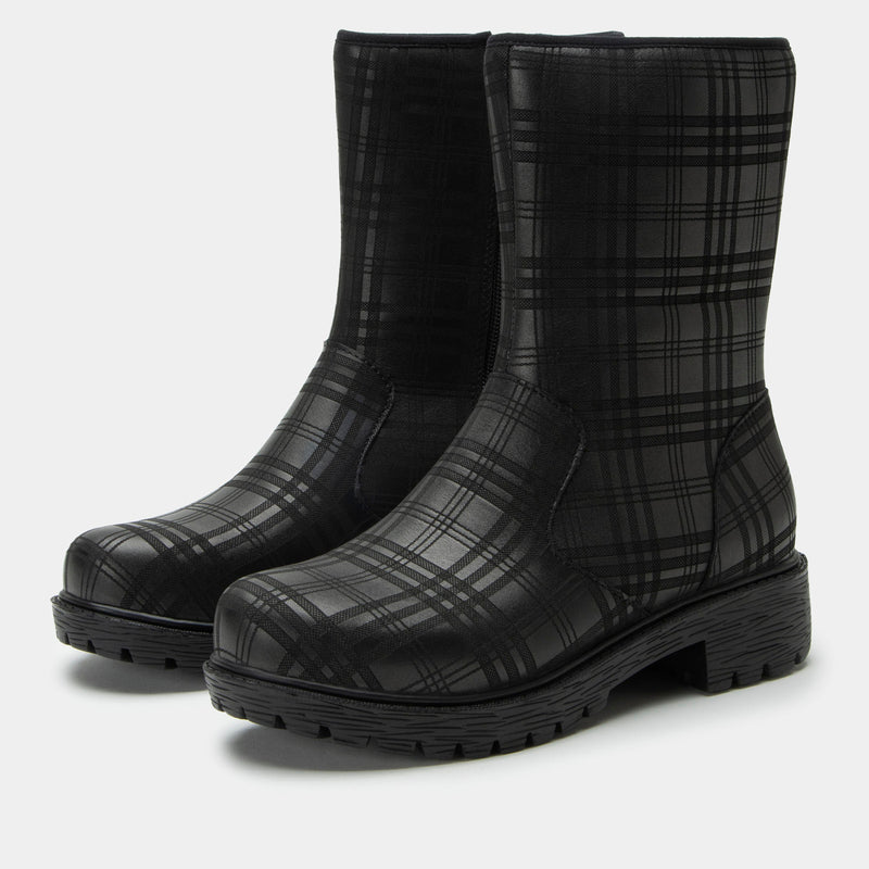 Chalet Plaid To Meet You Boot | Alegria Shoes
