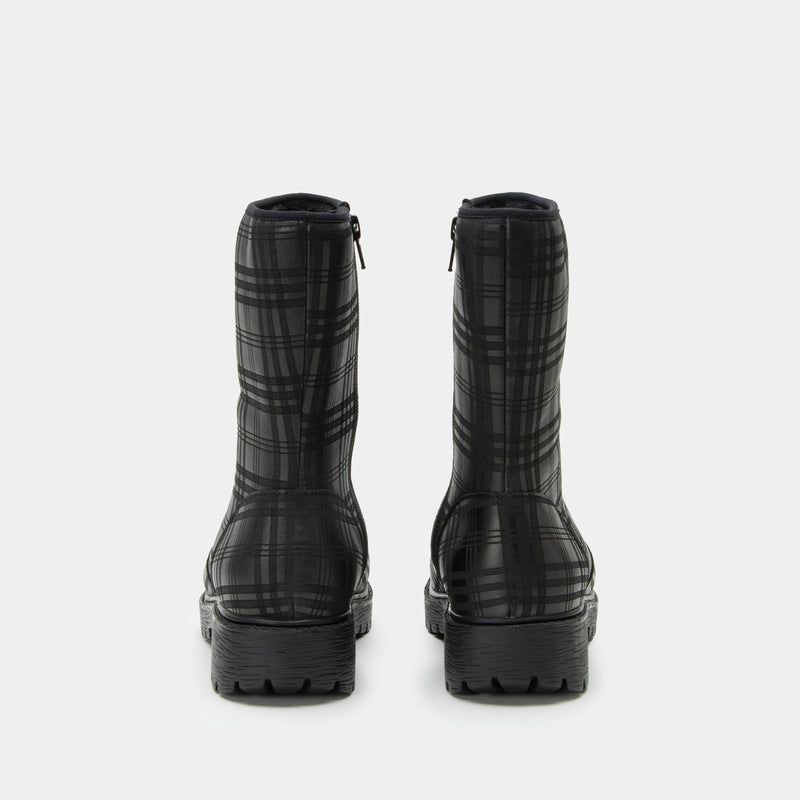 Chalet Plaid To Meet You Boot | Alegria Shoes