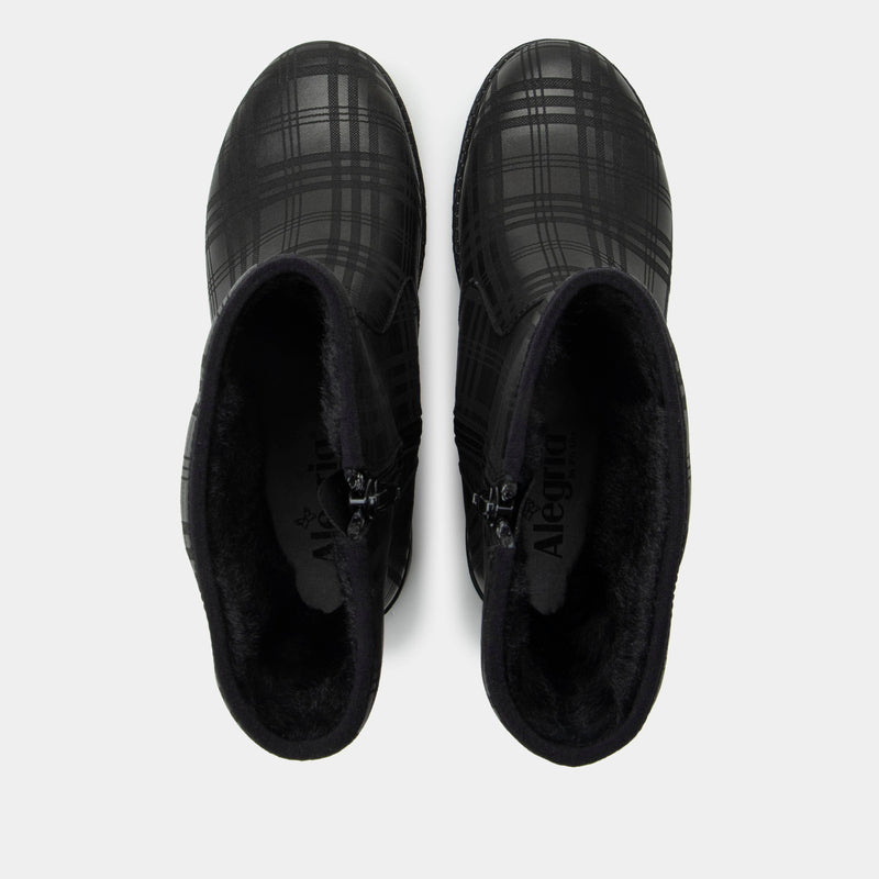 Chalet Plaid To Meet You Boot | Alegria Shoes