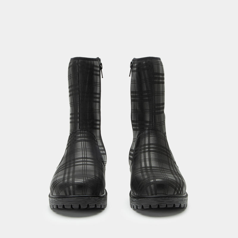Chalet Plaid To Meet You Boot | Alegria Shoes