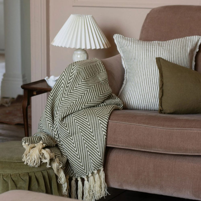Charlee Herringbone Throw