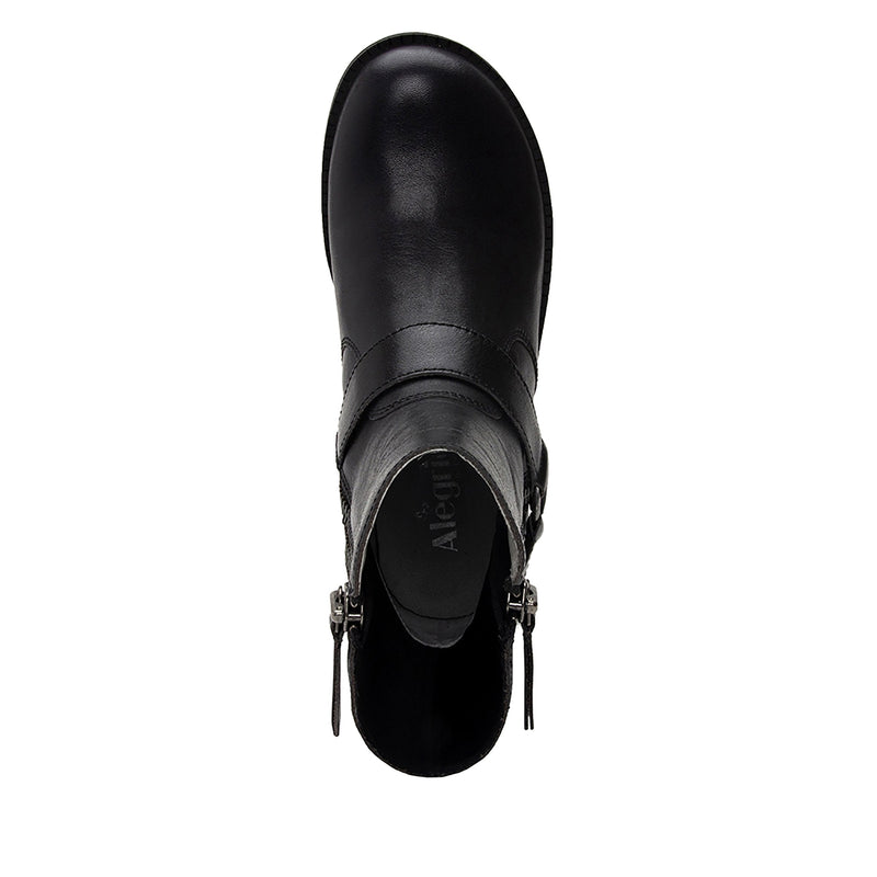 Charlette Crazyhorse Black Boot | Alegria Shoes
