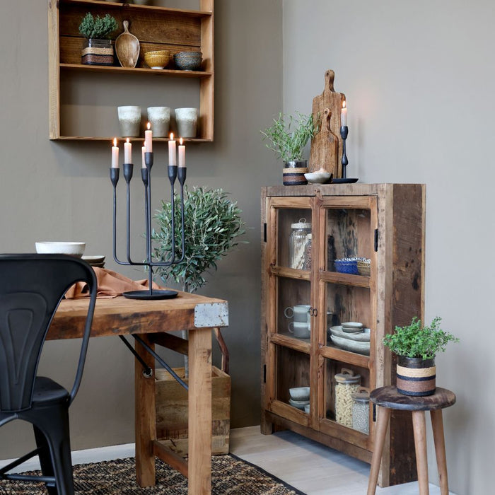 Château Noir 6-Arm Candlestick