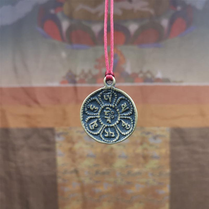 Chenrezig Om Melong 1.26" - Tibetan Buddhist art, view 7