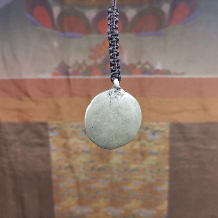 Chenrezig Om Melong 1.38" - Tibetan Buddhist art, view 7