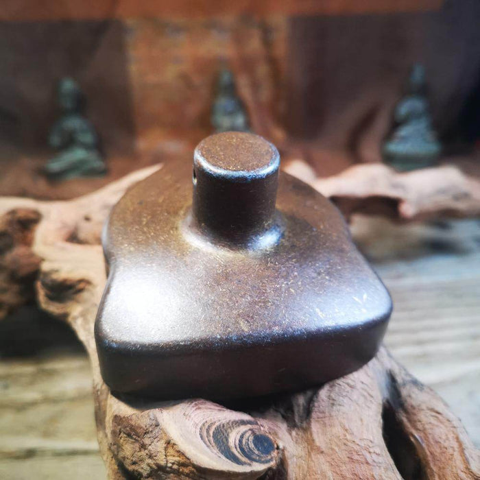Chenrezig,Four Armed Padmapani Tsa Tsa Mold - Tibetan tsa tsa mold, detailed view