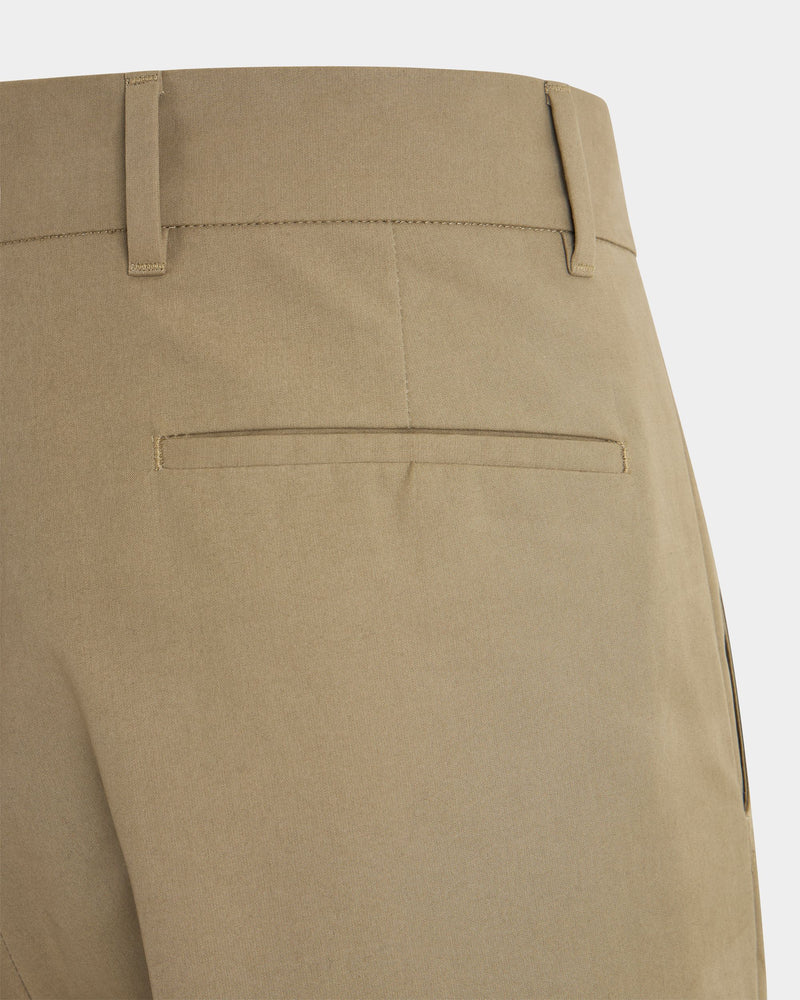 Chino Trousers in Light Beige Cotton