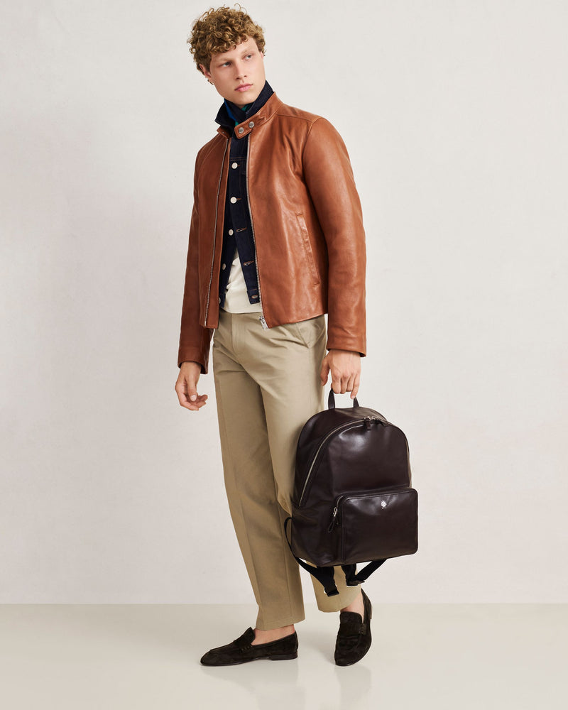 Chino Trousers in Light Beige Cotton