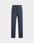 Chino Trousers in Navy Blue Cotton