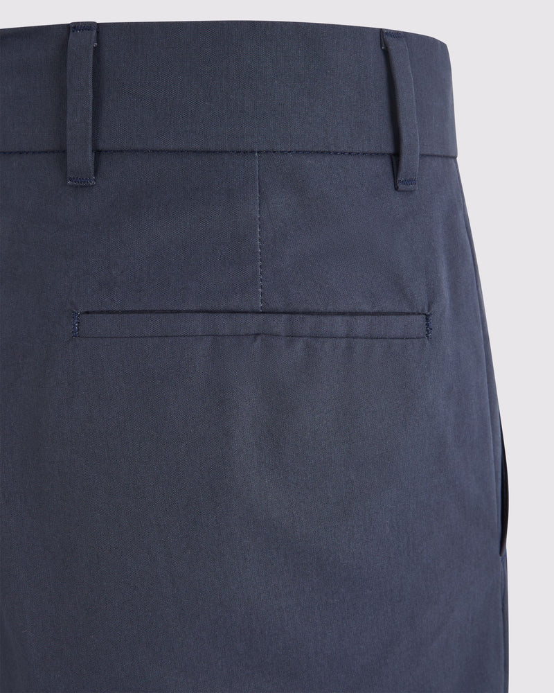 Chino Trousers in Navy Blue Cotton
