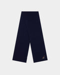Christmas Scarf in Navy Blue Wool With a Bally Logo And Squirrel