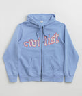Civilist Exotique Zip Hoodie in Medium Blue