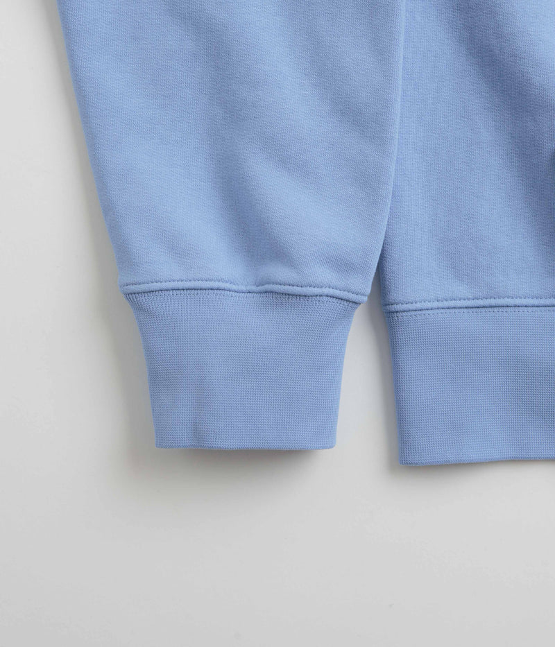 Civilist Exotique Zip Hoodie in Medium Blue