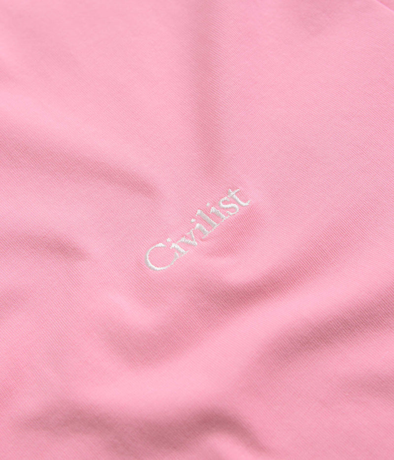 Civilist Mini Logo T-Shirt in Pink