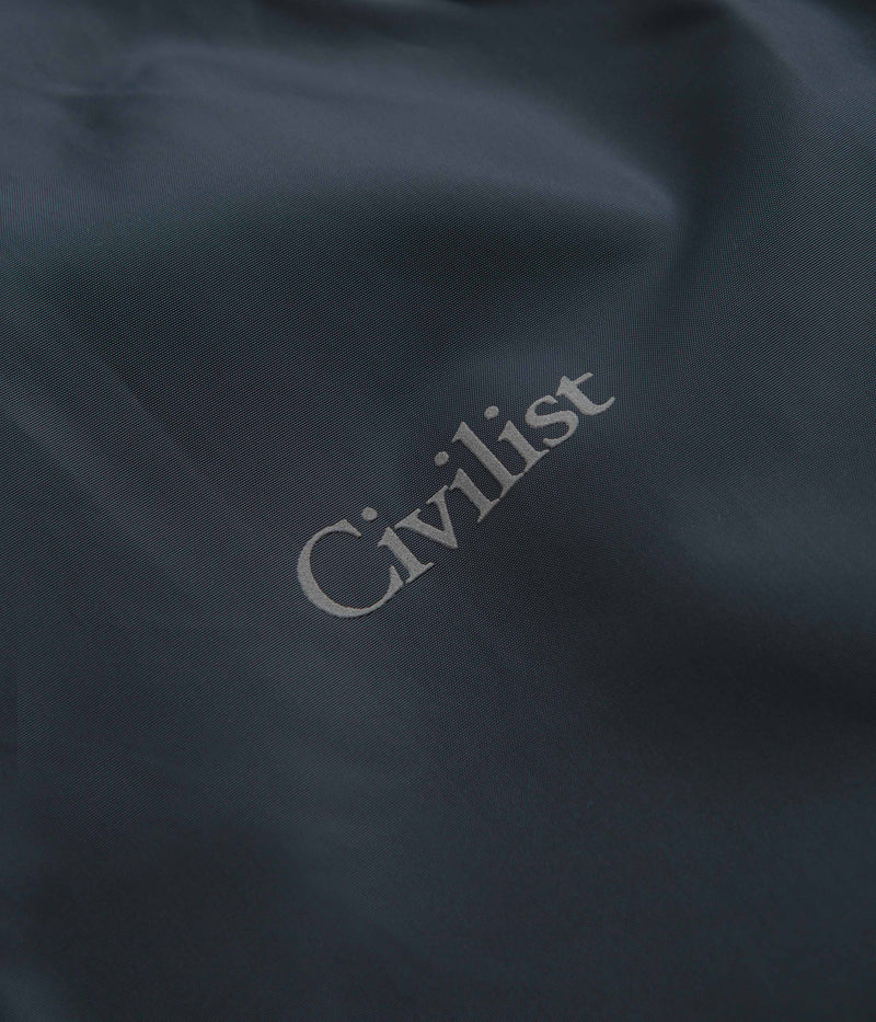 Civilist Tech Jacket in Charcoal and Blue