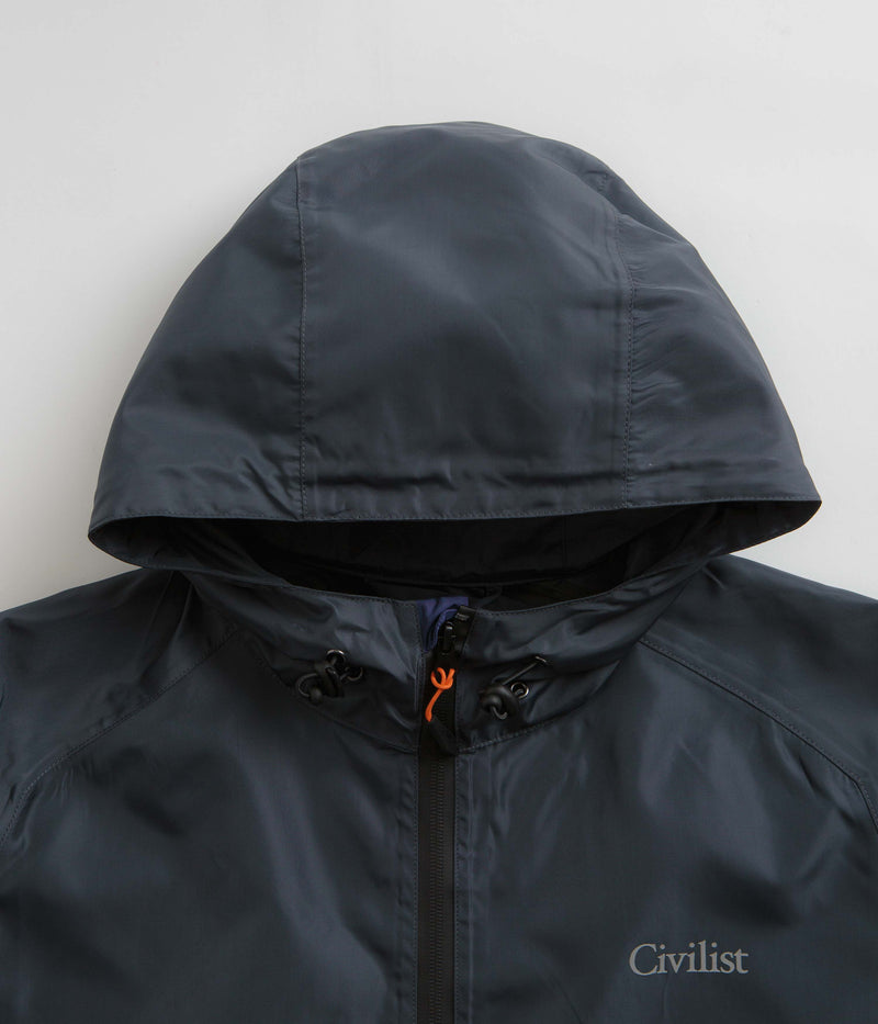 Civilist Tech Jacket in Charcoal and Blue