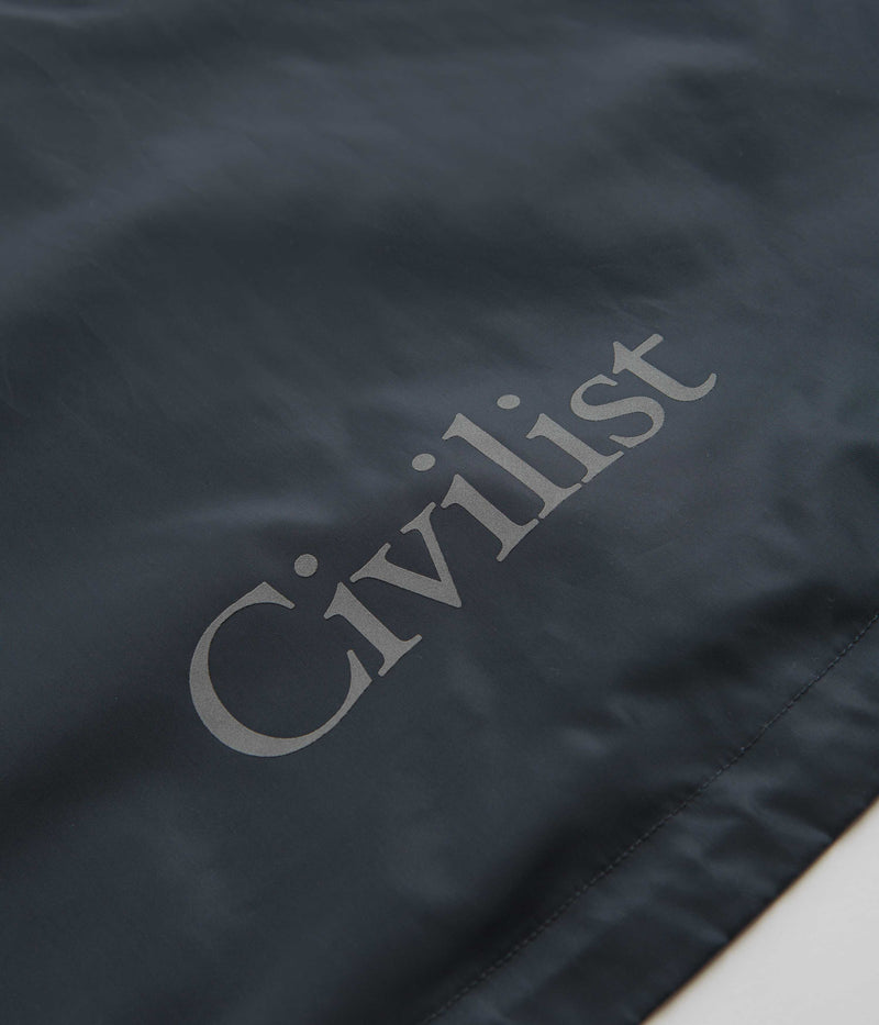 Civilist Tech Jacket in Charcoal and Blue