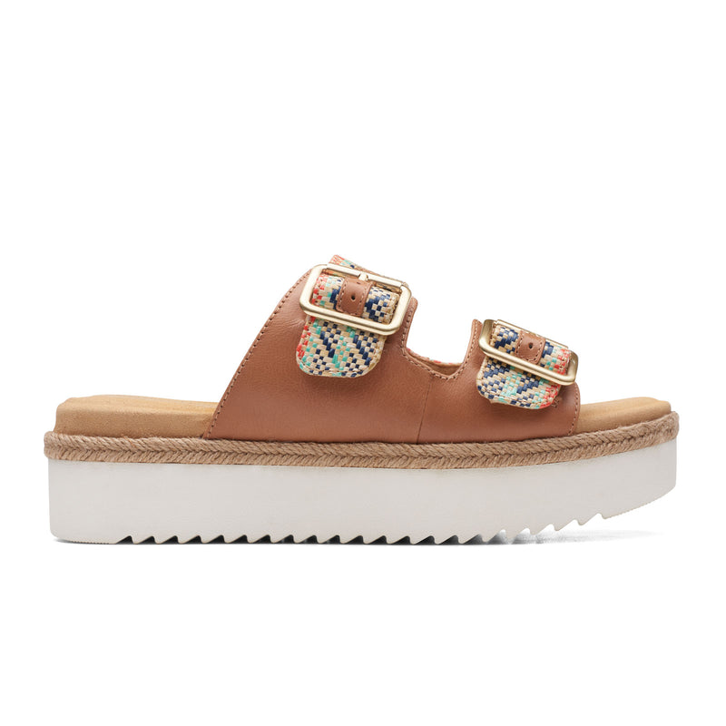 Clarks Lana Beach Slide Sandal (Women) - Natural/Tan Sandal - Slide - The Heel Shoe Fitters