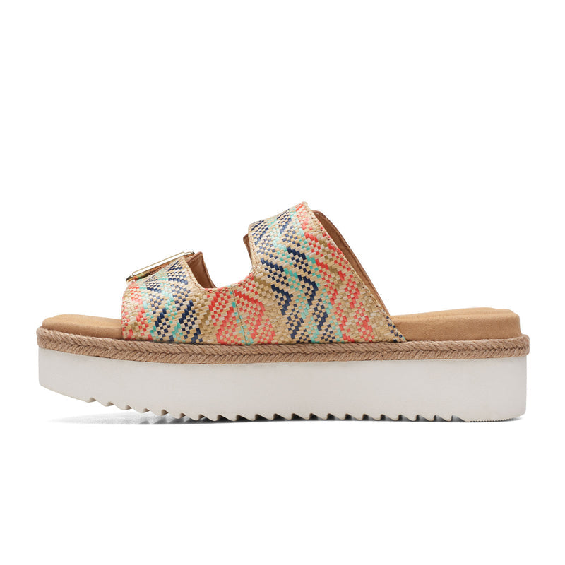 Clarks Lana Beach Slide Sandal (Women) - Natural/Tan Sandal - Slide - The Heel Shoe Fitters