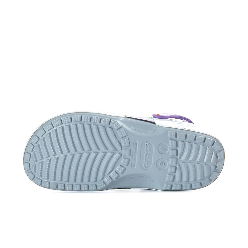 Men's classic clog outsole bottom view with textured gray tread