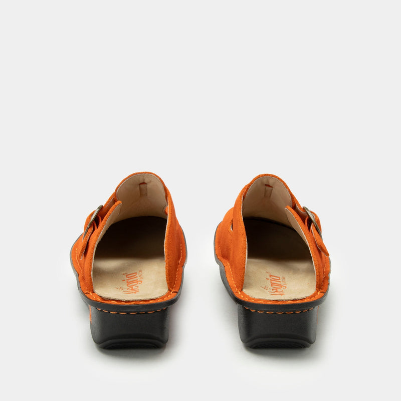 Classic Orange You Glad Suede Shoe | Alegria Shoes