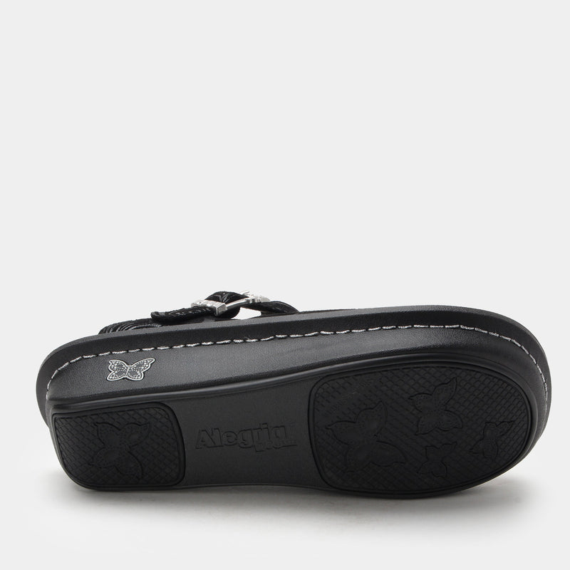 Classic Swirling Black Shoe | Alegria Shoes