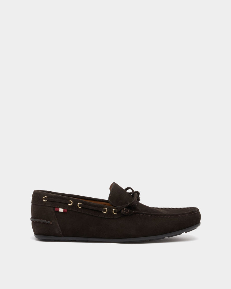 Clay Driver in Brown Suede