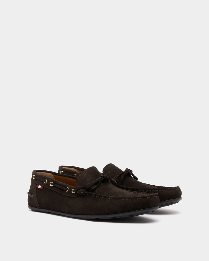 Clay Driver in Brown Suede
