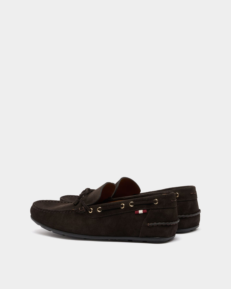 Clay Driver in Brown Suede