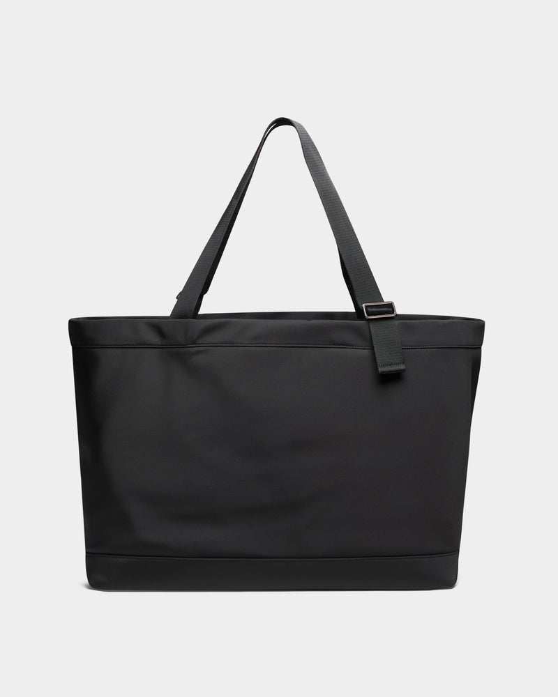 Code Tote Bag in Black Nylon