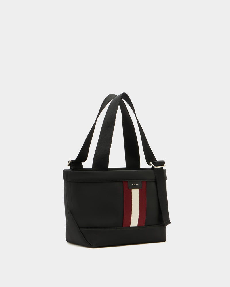 Code Tote Bag in Black Nylon